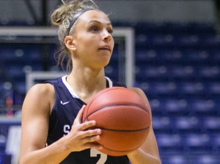 Kiana Steinauer led DII women's basketball in rebounding.
