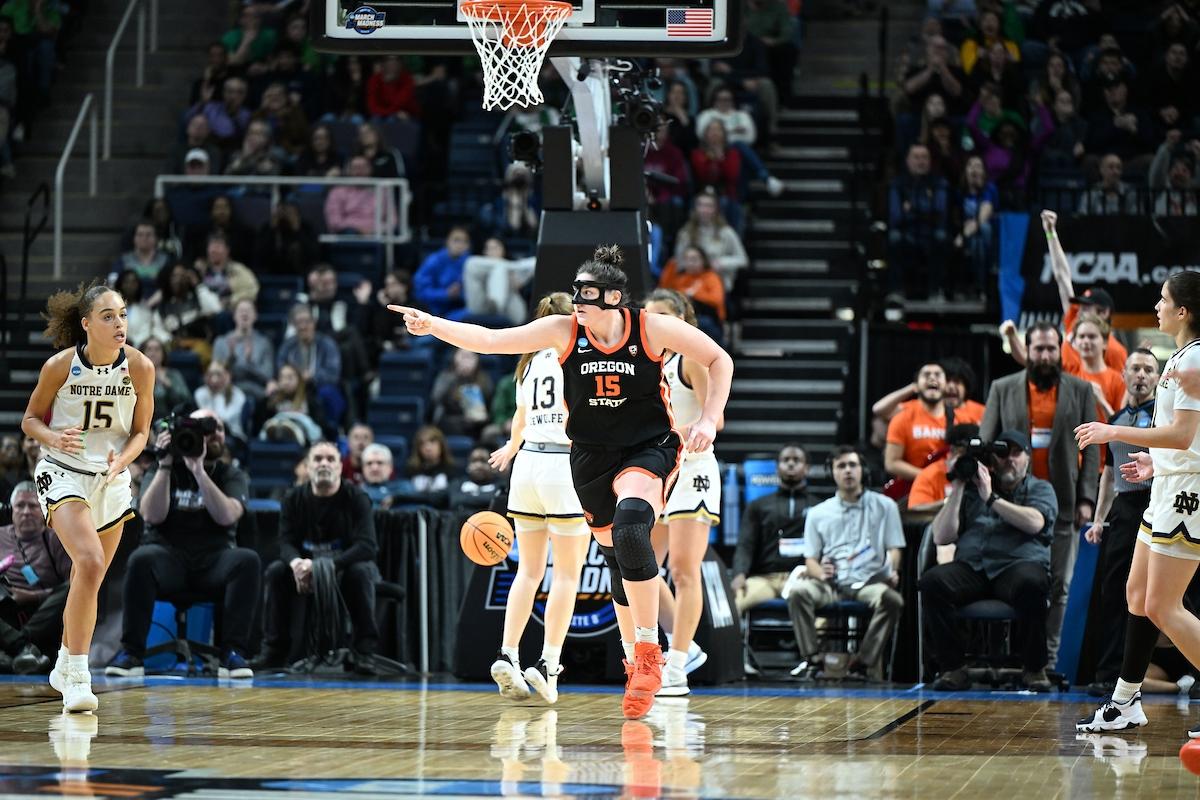 Oregon State women's basketball beat Notre Dame